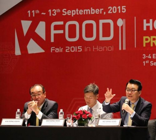 20 DN Hàn Quốc tham gia K-Food Fair 2015 tại Việt Nam